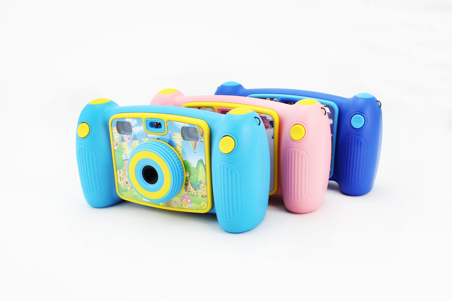 H129 Lovely Mini 2.0-inch 1.3MP Children Camera Video Camcorder - Baby Blue