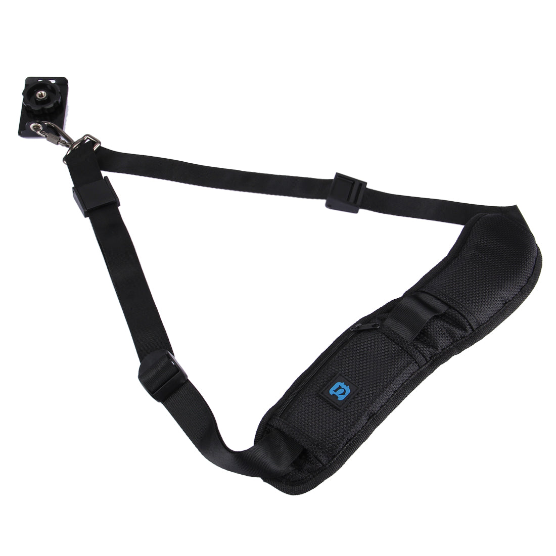 Puluz Anti-Slip Nylon Quick Release Soft Pad Single Shoulder Camera Strap with Metal Hook for SLR / DSLR Cameras