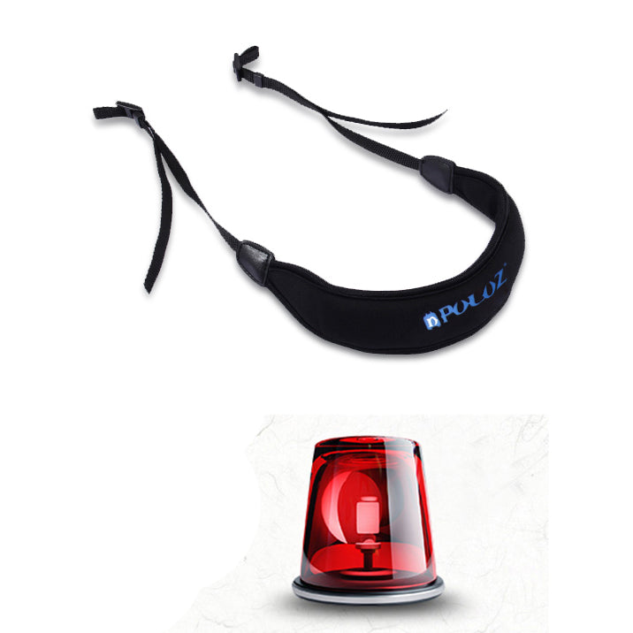 Puluz PU6003 Anti-Slip Soft Diving Pad Single Shoulder Camera Strap for SLR / DSLR Cameras - Black