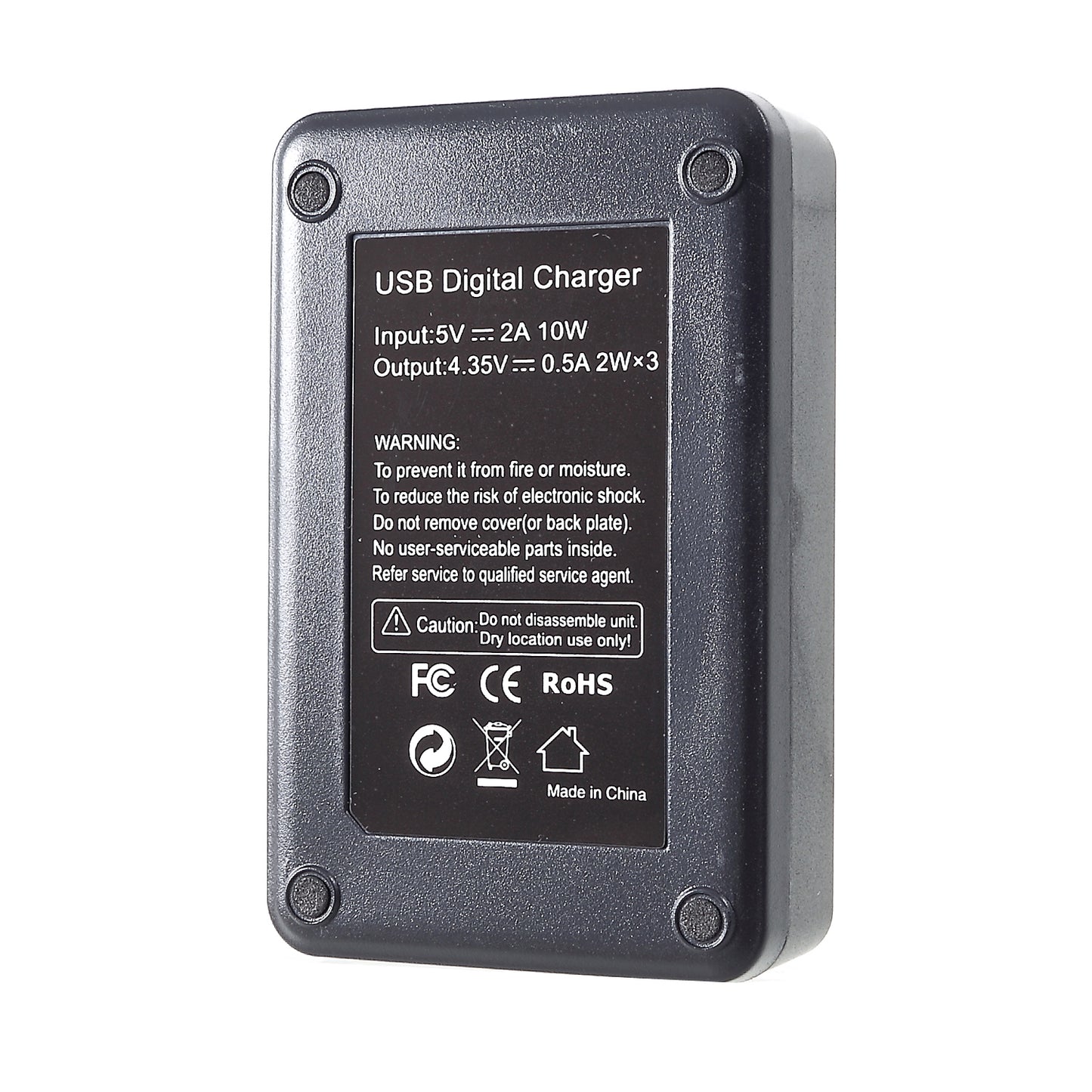 Y2-39 for Xiaoyi II 4K Action Camera 3-port Battery Charger with LCD Display