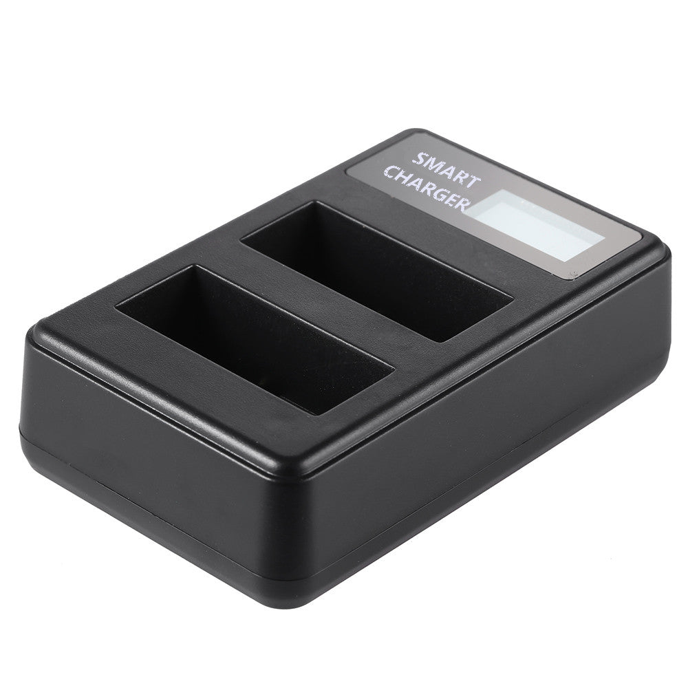 LCD Display 2-Channel LP-E8 Battery USB Charger for Canon EOS 550D 600D 650D etc