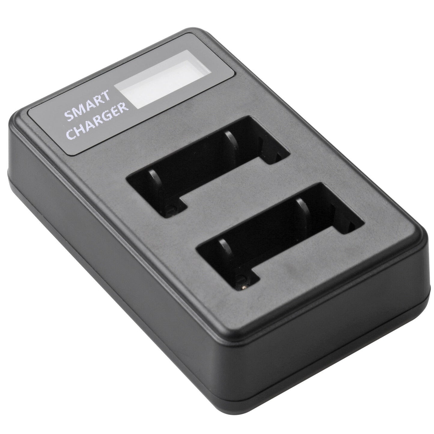 LCD Display Dual-Channel USB Charger for Fuji NP-45/Kodak K7006/Casio NP-80, etc Battery