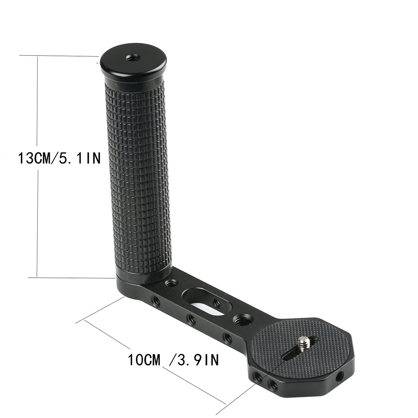 L Shape Handle Grip Transmount with 1/4" Universal Screw for Camera Monitor etc.