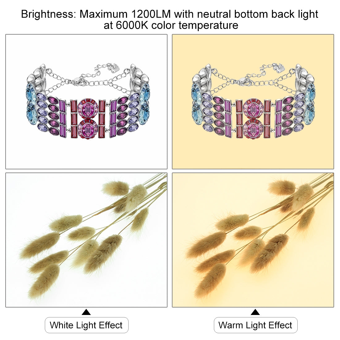 Puluz PU5138 1200LM LED Photography Shadowless Bottom Light Lamp Panel for 40cm Photo Studio Shooting Tent Box No Polar Dimming - EU Plug