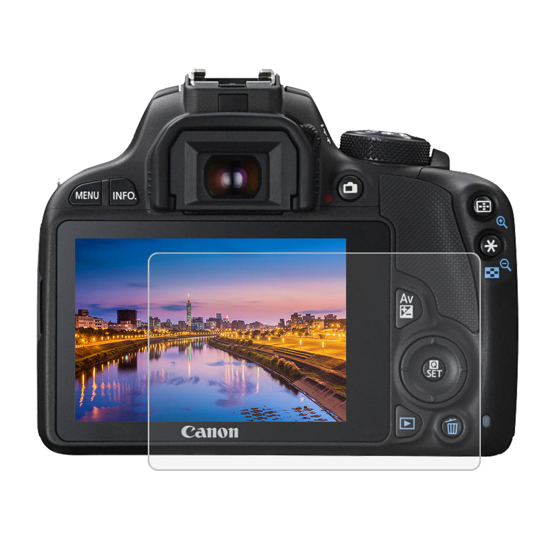 Puluz PU5505 SLR Camera Tempered Glass Screen Protector for Canon 100D / M3