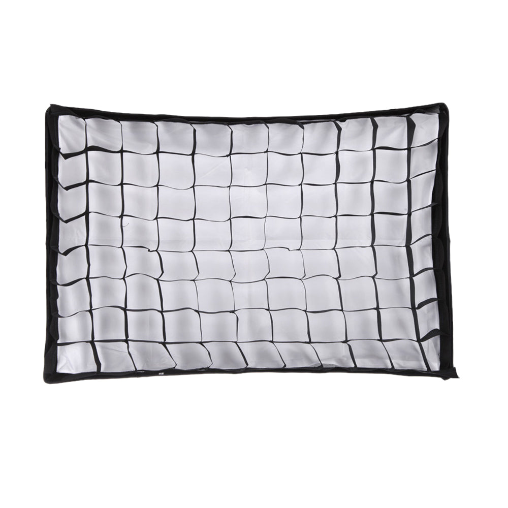 50*70cm Studio Flash Grid Softbox Mesh Rectangular Honeycomb Softbox Flash Light Soft Box - Black/Silver
