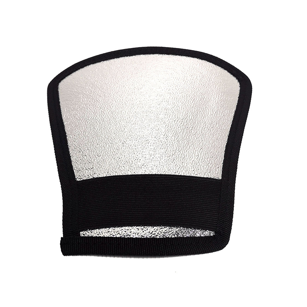 Camera Flash Diffuser Softbox Photo Flash Light Reflector for Canon Cameras Size 11*18*20cm - Silver/White