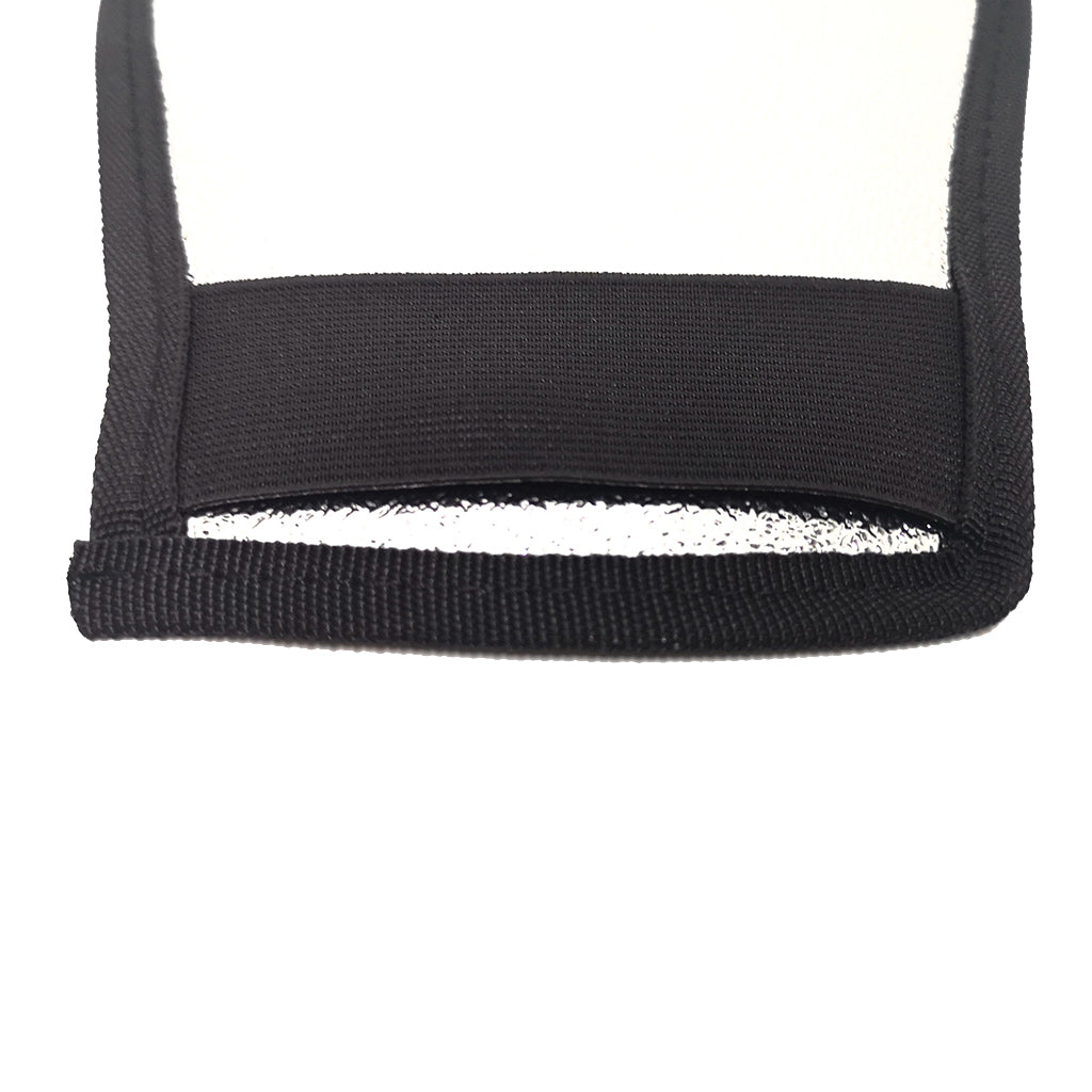 Camera Flash Diffuser Softbox Photo Flash Light Reflector for Canon Cameras Size 11*18*20cm - Silver/White