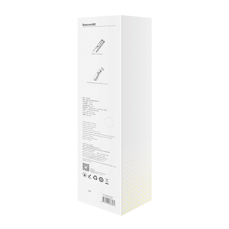 Aluminum Alloy Foldable Bluetooth Control Selfie Stick with Tripod - Silver