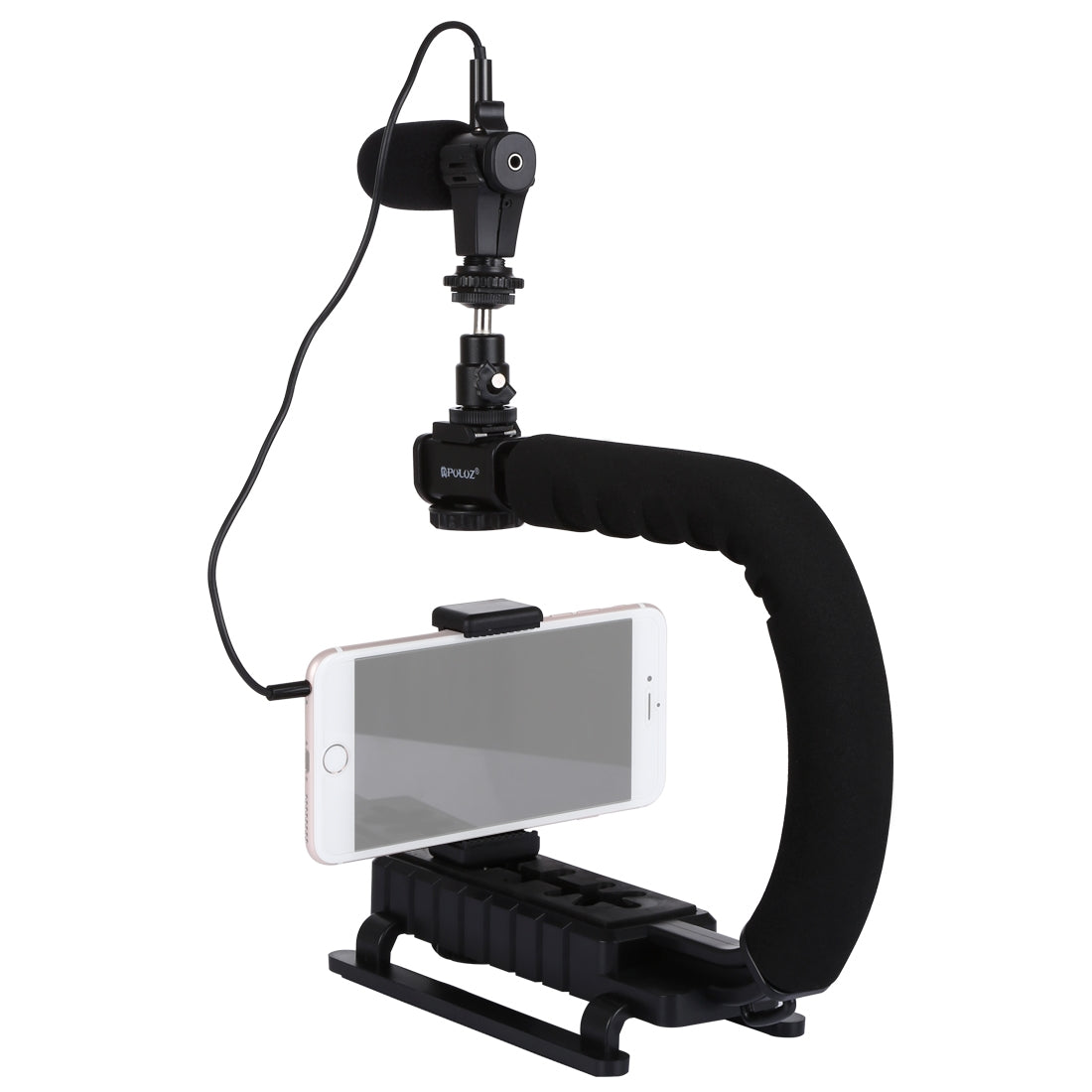 Puluz PKT3011 U Shape DV Stabilizing Handle Bracket for DV Camcorder/DSLR Camera