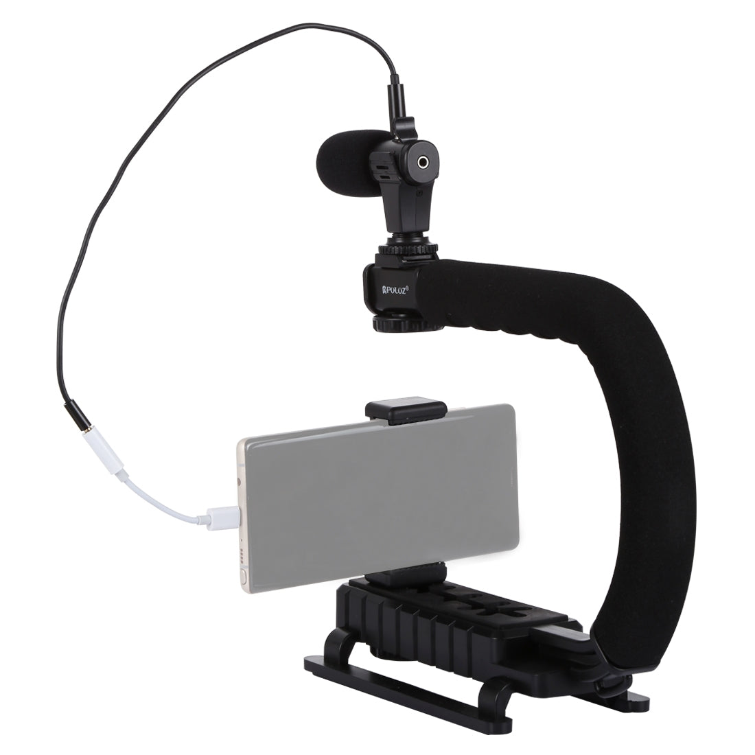 Puluz PKT3011 U Shape DV Stabilizing Handle Bracket for DV Camcorder/DSLR Camera