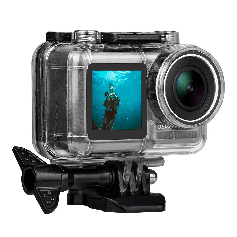 Sport Action Camera Waterproof Case Cover for DJI Osmo Action Camera - Black