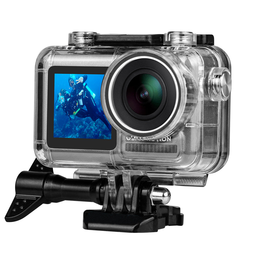 Sport Action Camera Waterproof Case Cover for DJI Osmo Action Camera - Black