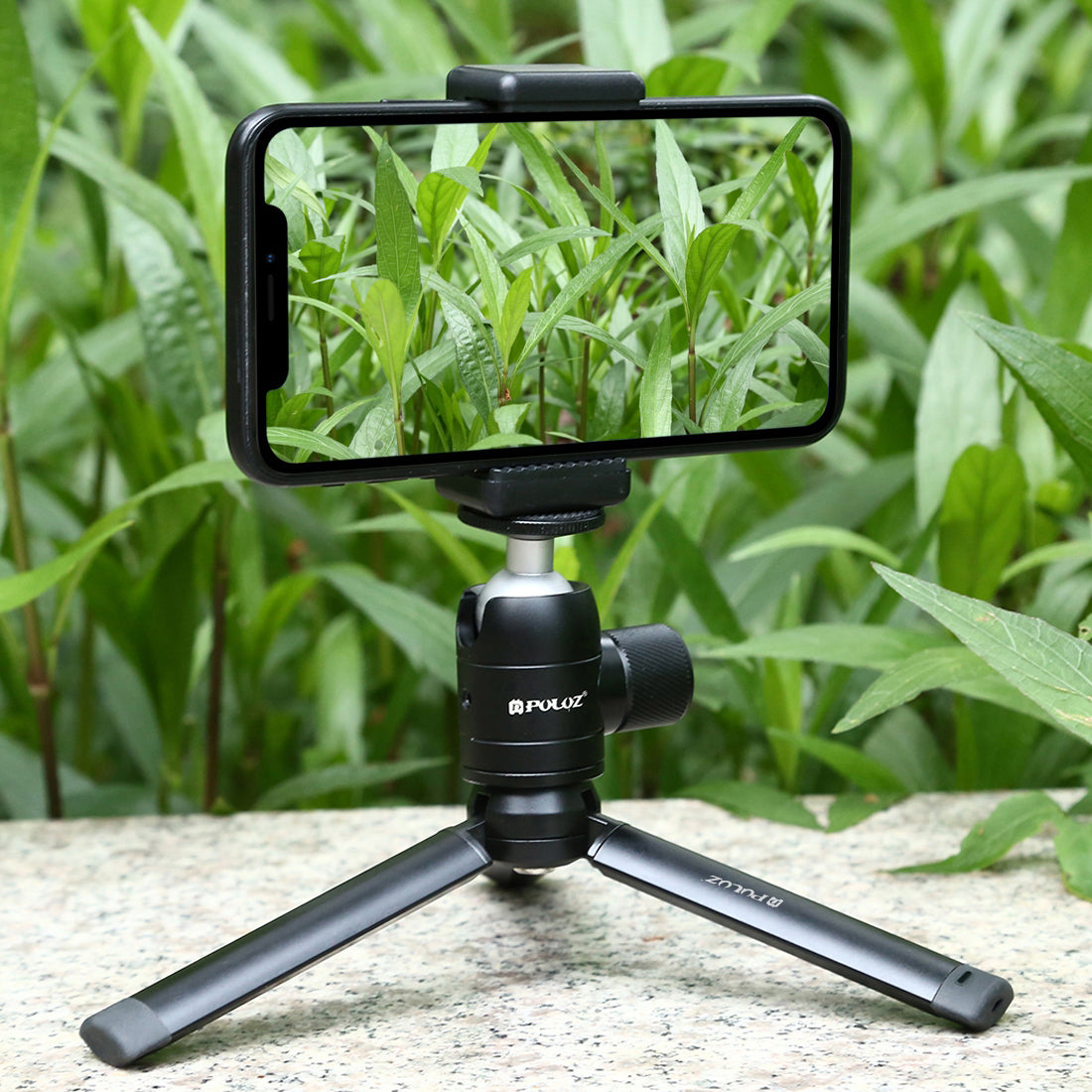 PULUZ PU385 Mini Pocket Metal Desktop Tripod Mount with 1/4 inch Screw for DSLR & Digital Cameras, Max Load: 10kg