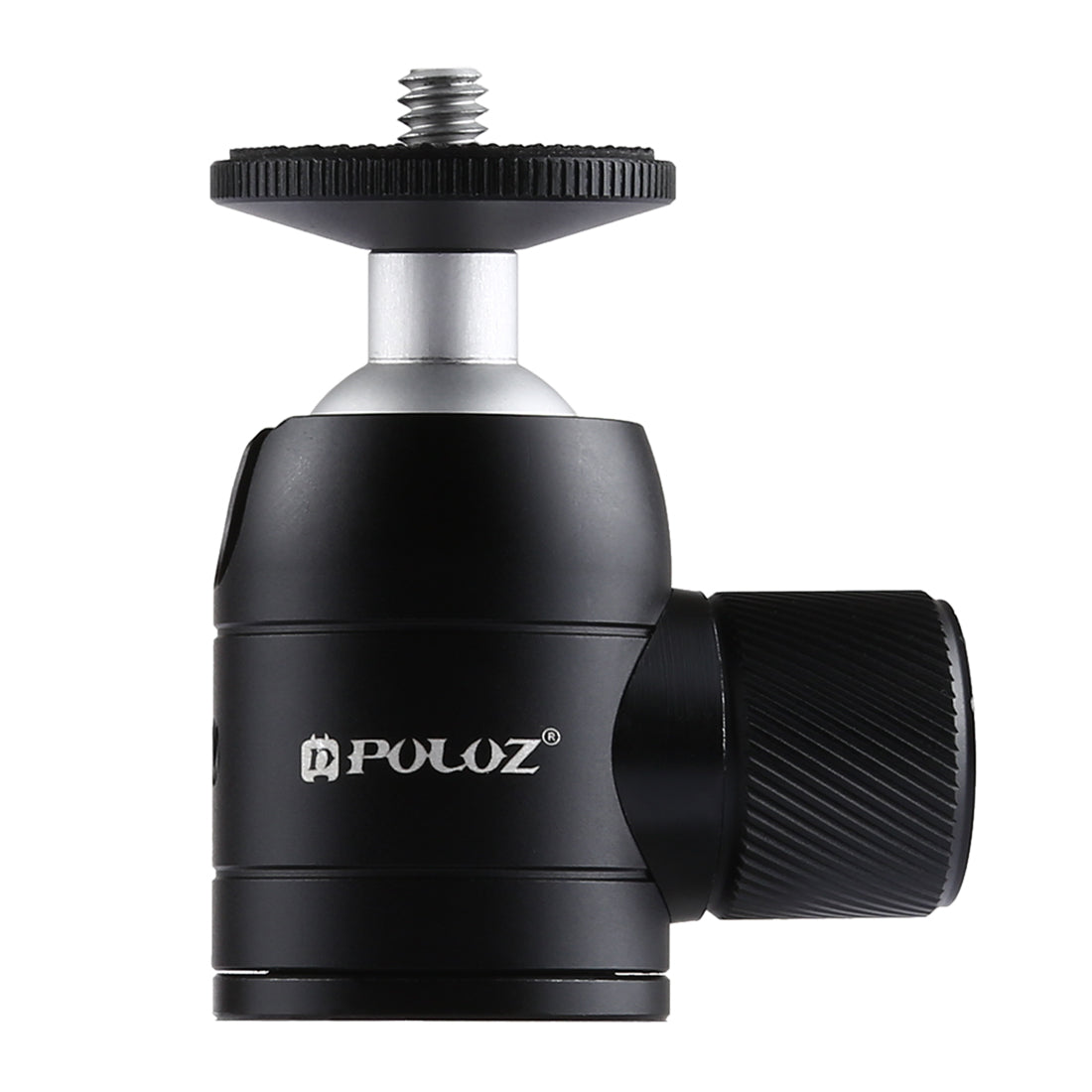 PULUZ 360 Degree Rotation Pocket Metal Desktop Tripod Mount with 1/4 inch Screw for DSLR & Digital Cameras, Max Load: 2kg