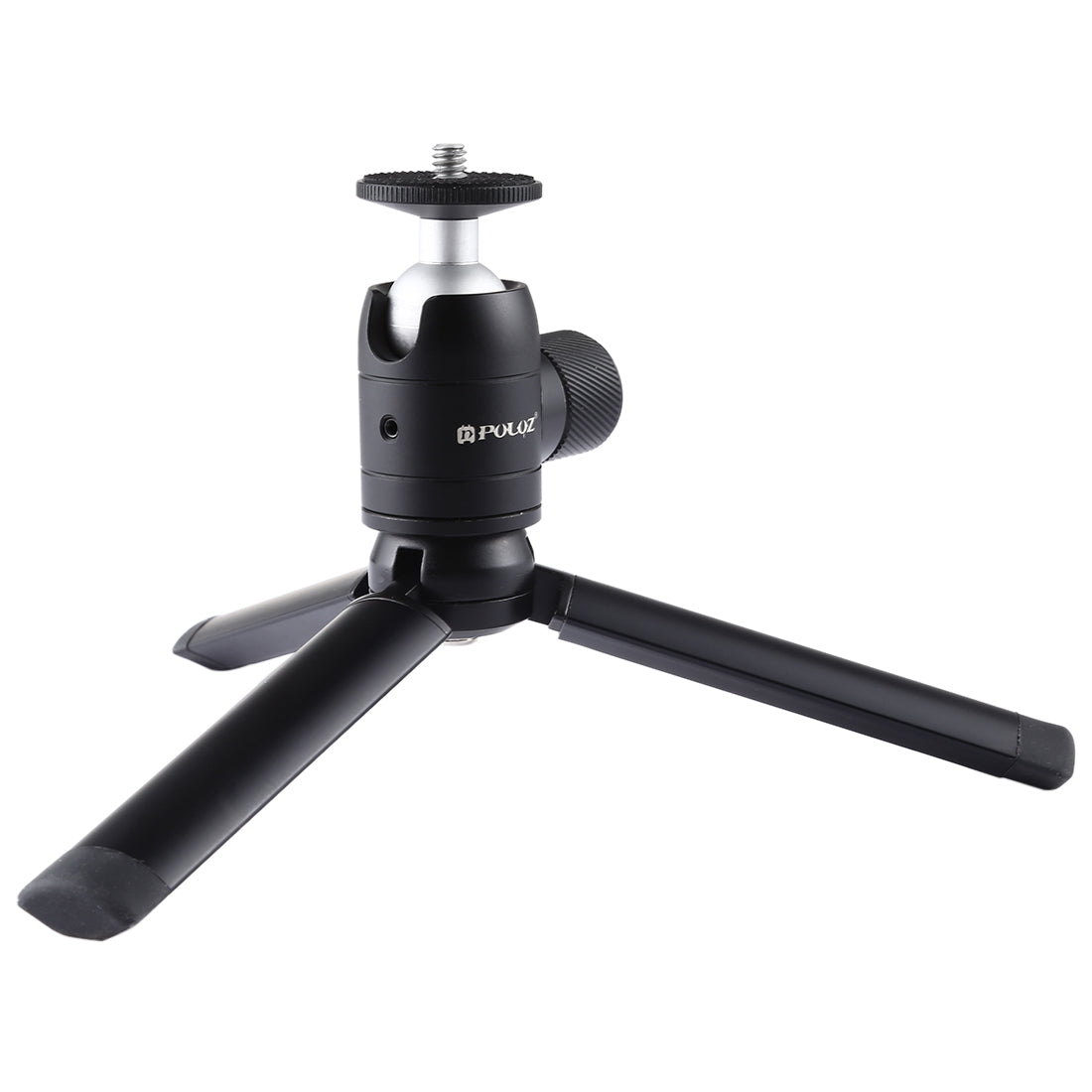 PULUZ PKT44 Mini Pocket Metal Desktop Tripod Mount with 1/4 inch Screw for DSLR & Digital Cameras