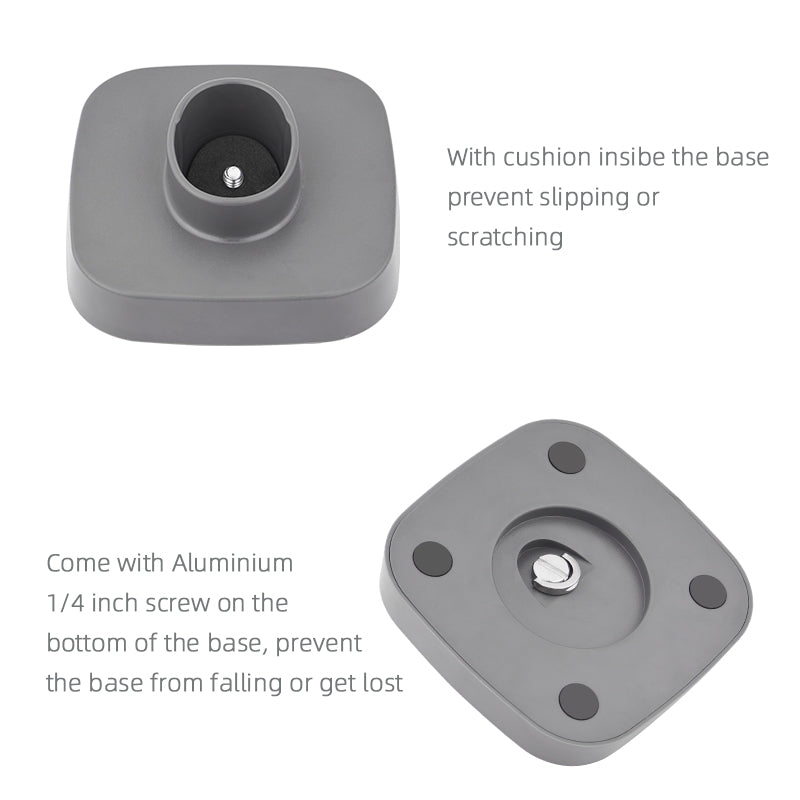 Handheld Phone Gimbal Mount Base Desktop Holder Stand for DJI OSMO Mobile 3 - Grey