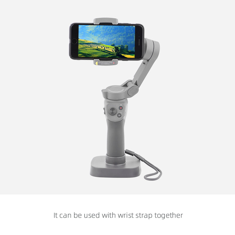 Handheld Phone Gimbal Mount Base Desktop Holder Stand for DJI OSMO Mobile 3 - Grey