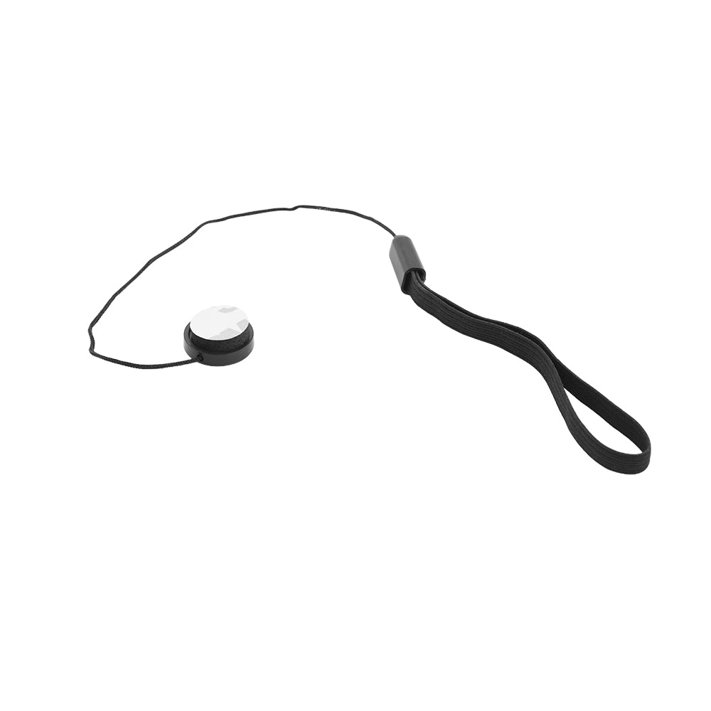 26.5cm Anti-Lost Rope for SLR Camera Lens Cover - Black