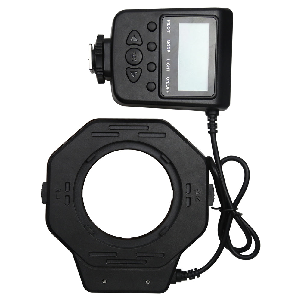 Shoot SL-103C Macro LED Ring Flash Light for Nikon D5300 D5100 D3400 D3100 D7200 Canon 1300D 6D Olympus e420 Pentax K5 K50 DSLR Camera