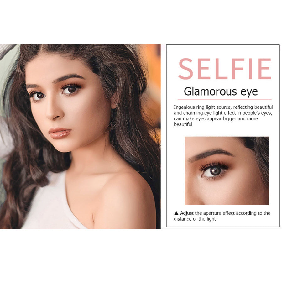 MAMEN 10-inch 3200-5600K Dimmable Fill Light Live Broadcast Ring Lamp