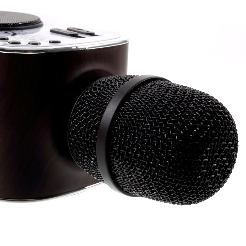 Portable M9 Guitar Mini Microphone for Singing KTV Artifact Mobile Phone - Coffee