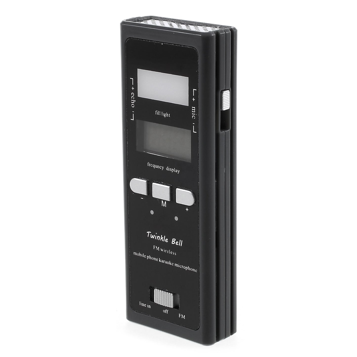 iktv-03 Wireless Mobile Phone Karaoke Microphone with FM Transmitter - Black