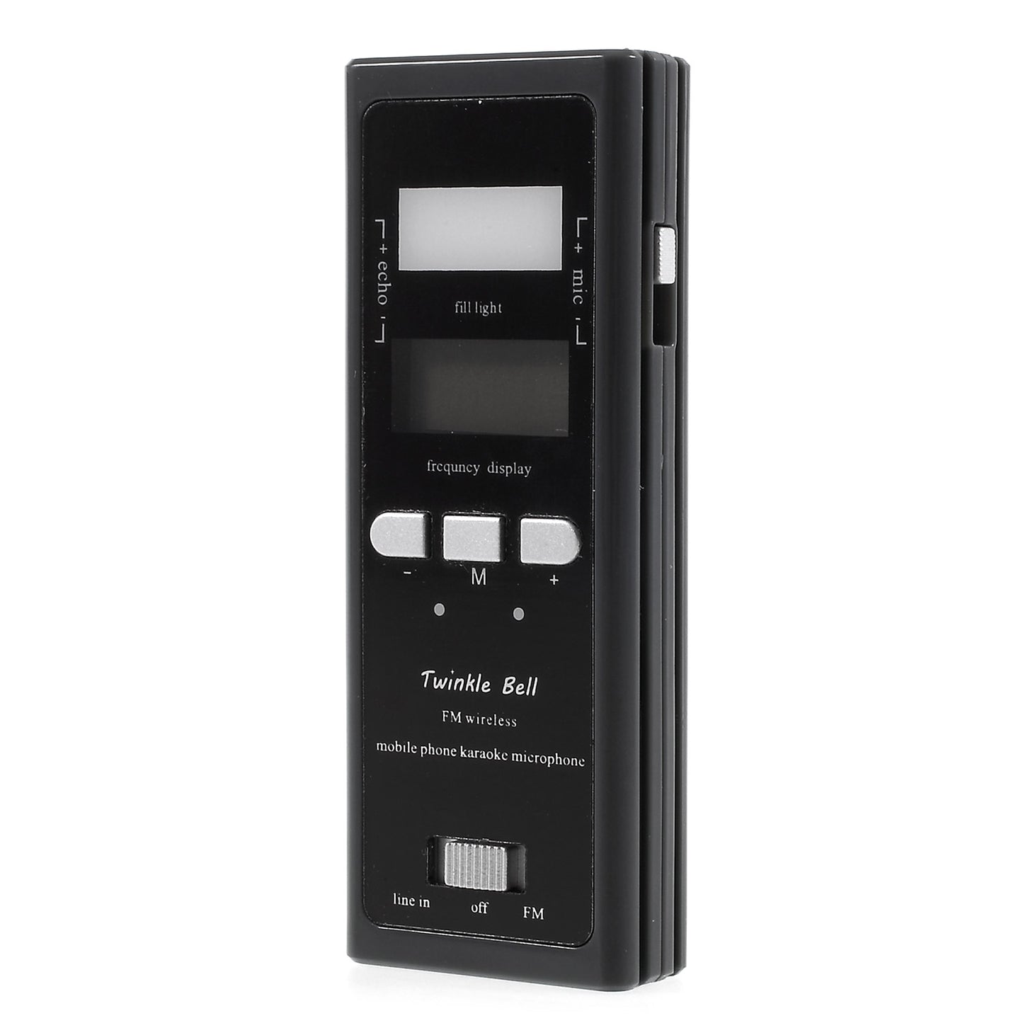 iktv-03 Wireless Mobile Phone Karaoke Microphone with FM Transmitter - Black