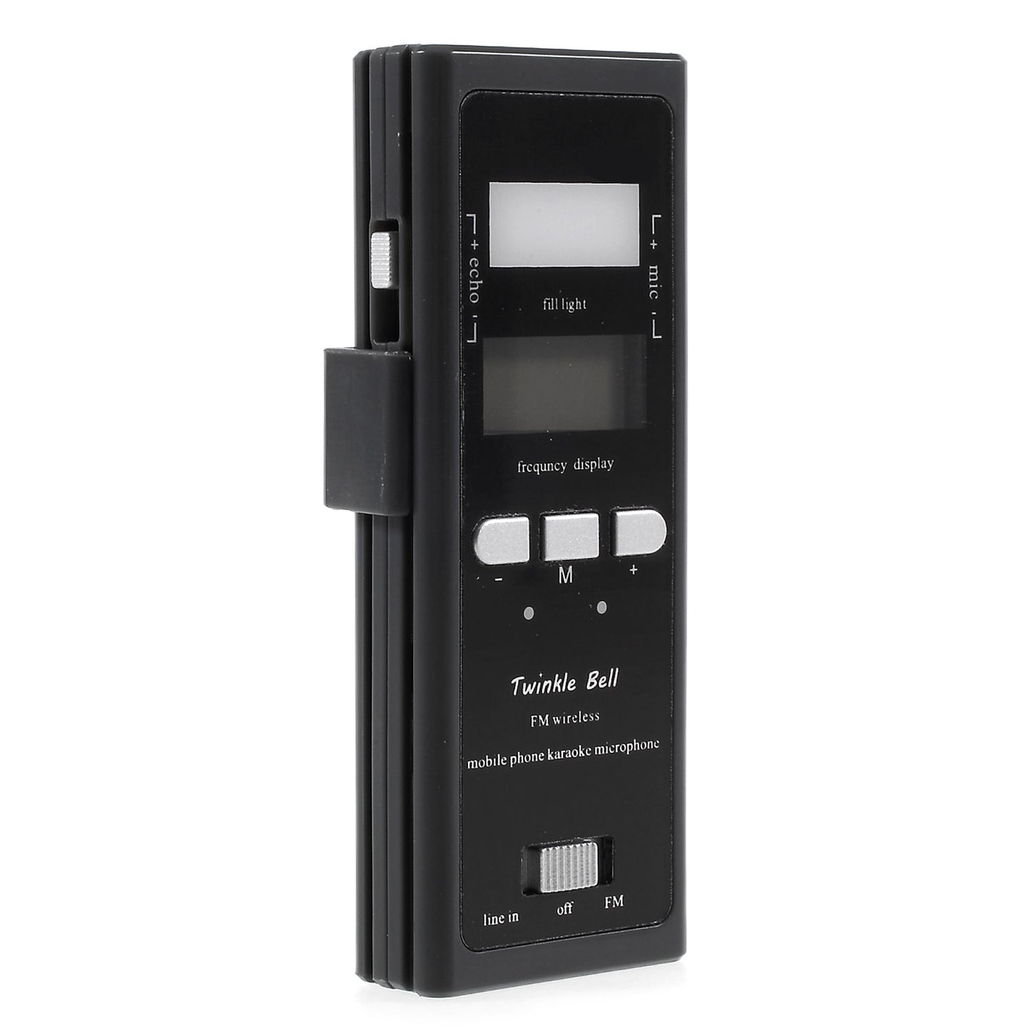 iktv-03 Wireless Mobile Phone Karaoke Microphone with FM Transmitter - Black