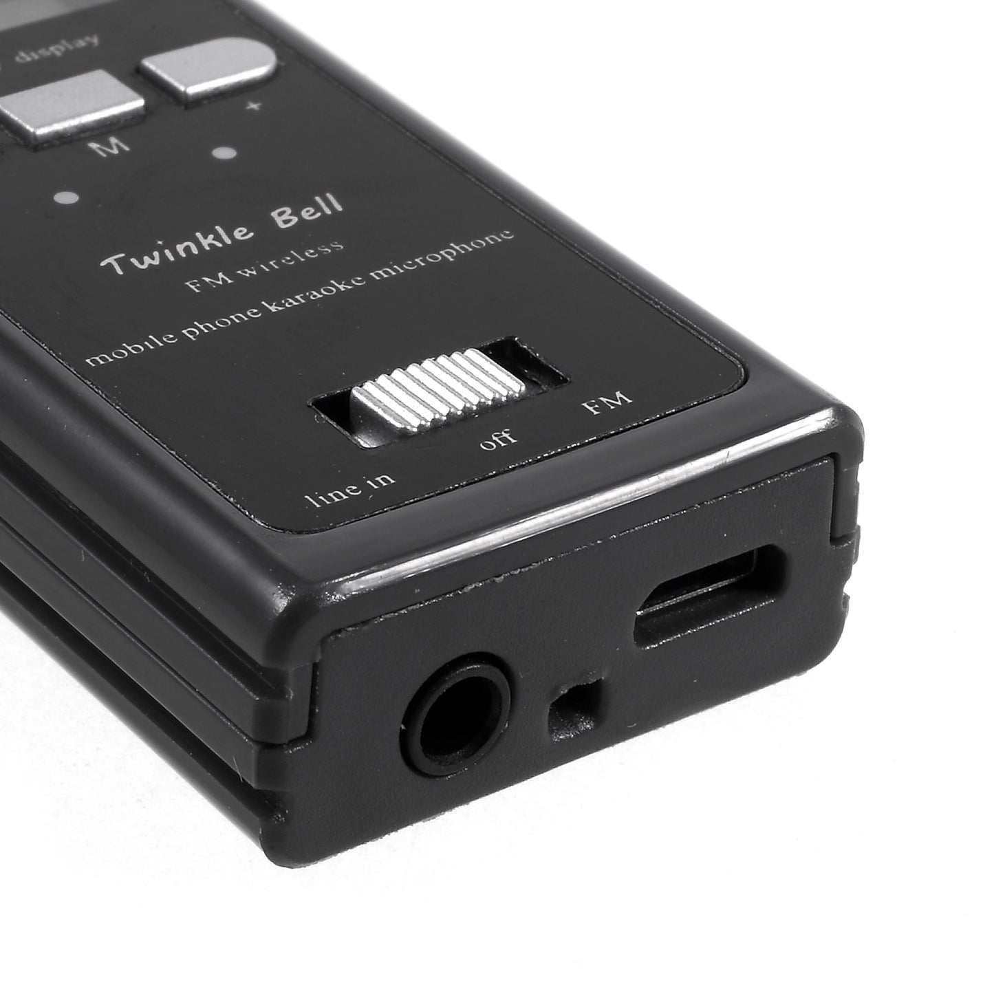 iktv-03 Wireless Mobile Phone Karaoke Microphone with FM Transmitter - Black