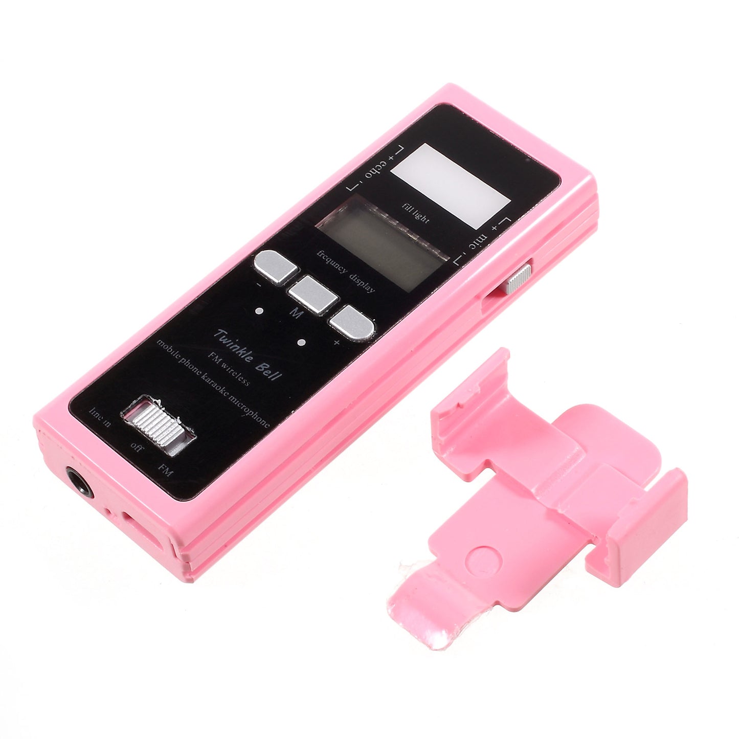 iktv-03 Wireless Cell Phone Karaoke Microphone with FM Transmitter - Pink