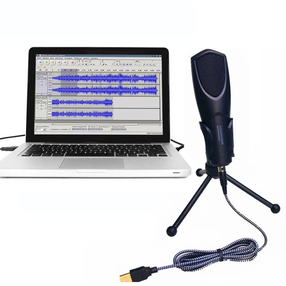 YANMAI Q3B Mini Professional Desktop Microphone with Tripod Stand