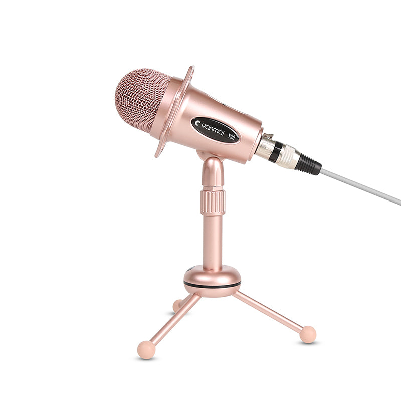 YANMAI Y20 3.5 Stereo Plug Professional Condenser Gaming Microphone with Tripod Stand