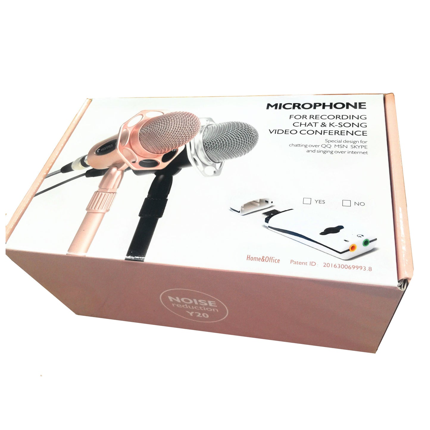 YANMAI Y20 3.5 Stereo Plug Professional Condenser Gaming Microphone with Tripod Stand