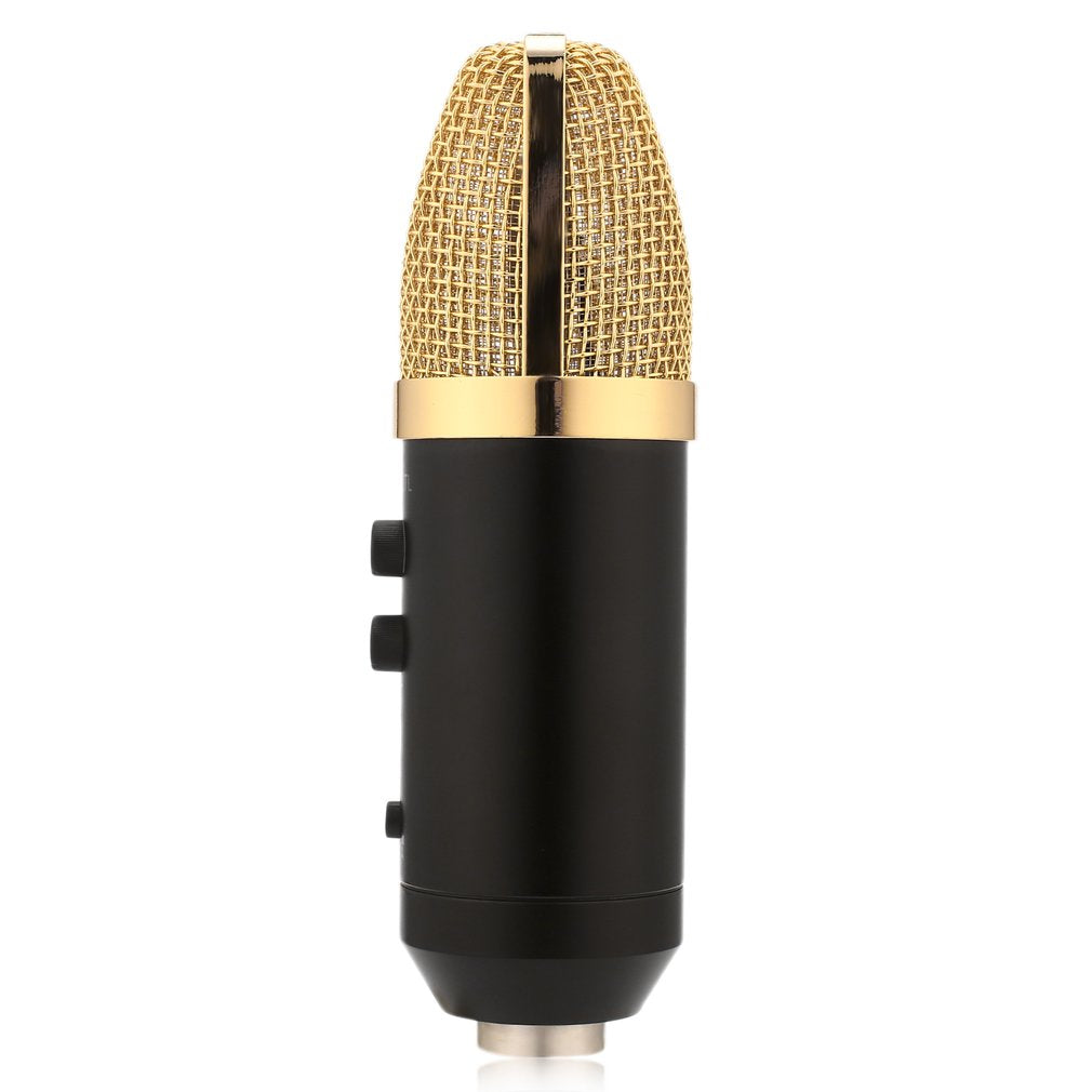 MK-F400TL Professional Condenser Microphone Large Diaphragm Studio Recording Microphone for Computer Mobile Phone