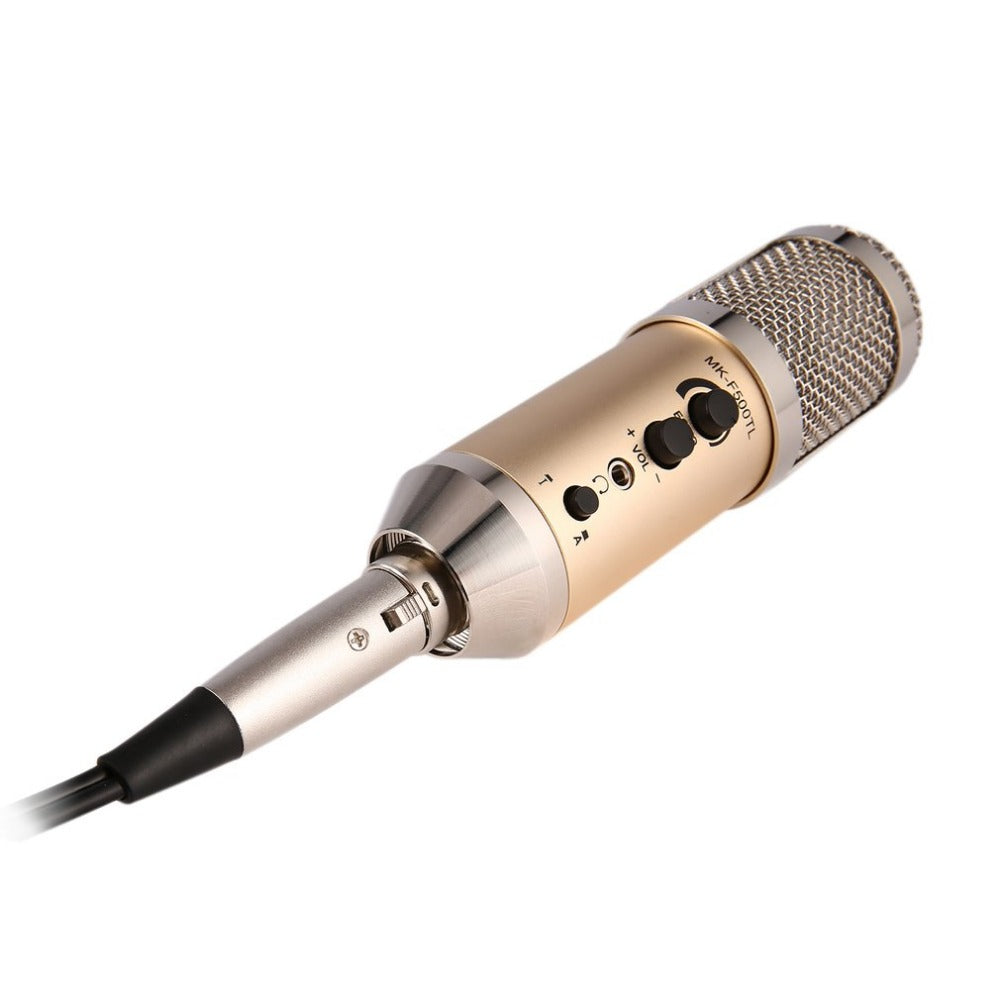 MK-F500TL Cardioid Pattern Professional Condenser Microphone with Tripod Stand