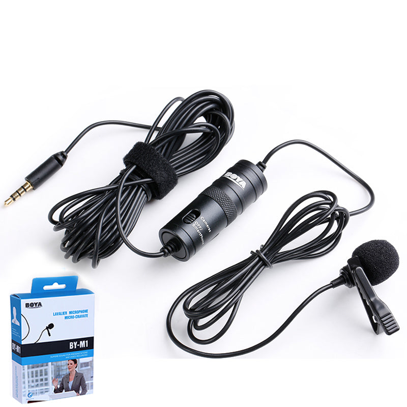 BOYA BY-M1 6m Collar Long Line Interview Live Broadcasting Microphone