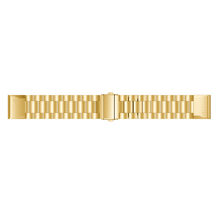 Stainless Steel Link Chain Watch Band Replacement for Garmin Fenix 5 - Gold
