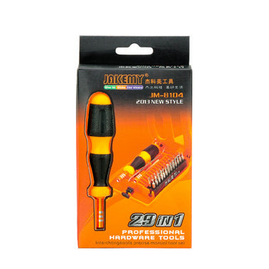 Jakemy JM-8104 29-in-1 Screwdriver Set Manual Repair Tool for Mobile Phone Computer Camera