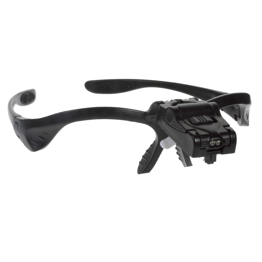 9892B Magnifying Glasses Magnifier with 2 LED Lamps and Headband