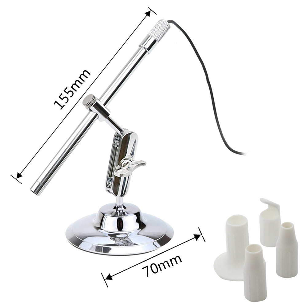 2MP USB Digital Microscope Loupe Webcam 200X 8LED Digital Image Monarch Processor PCB Inspection