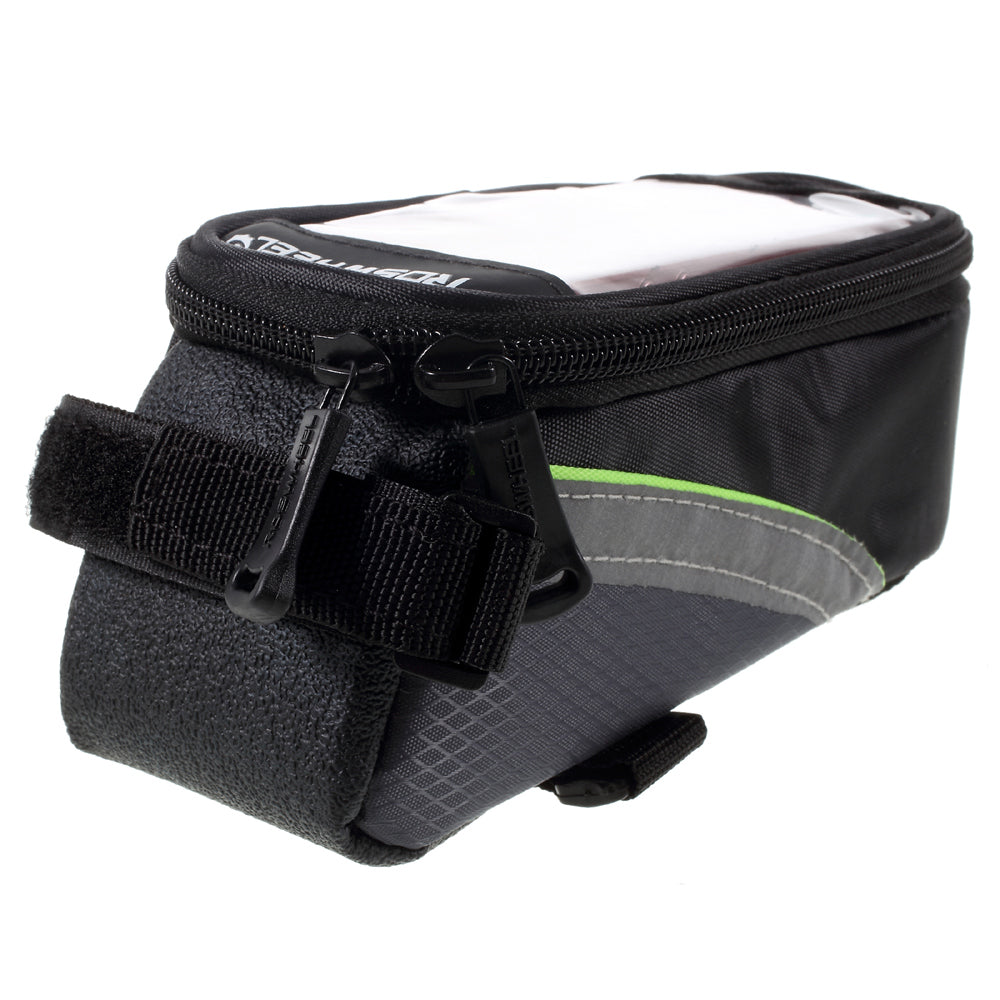 Uniqkart 4.2inch Bicycle Top Tube Bag for iPhone 5 5s SE (12496S) - Green