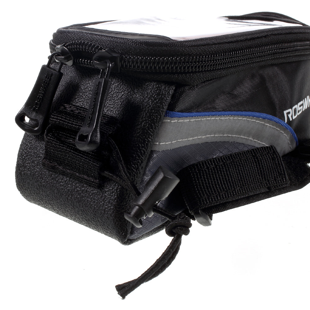 Uniqkart 4.2inch Bike Top Tube Bag Pouch for iPhone 5 5s SE (12496S) - Blue