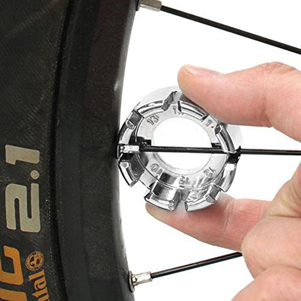 Bicycle Bike 8 Way Spoke Nipple Key Wheel Rim Wrench Spanner Repair Tool