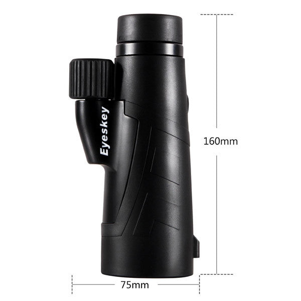 EYESKEY EK8572 15x50 Waterproof Monocular Side Hand Strap Night Vision Telescope Mobile Telescope