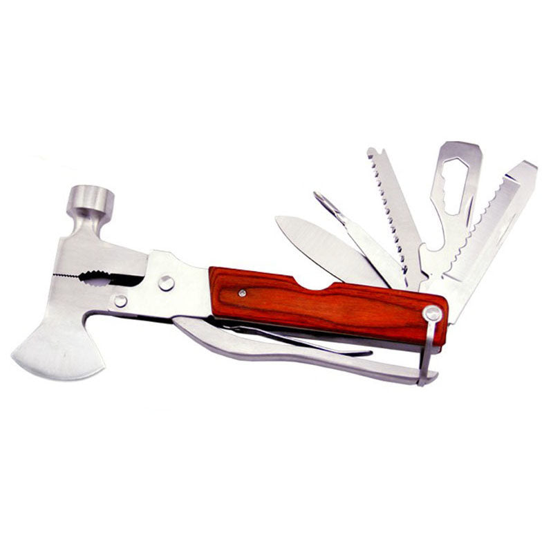 Aotu AT7577 Portable Multi-functional Ax Hammer Knife Cutter Plier with Bottle Opener Multi-tools