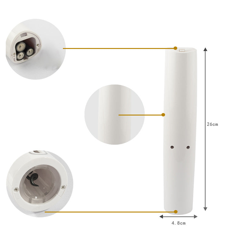 Electric Wine Opener Powered by Battery - White