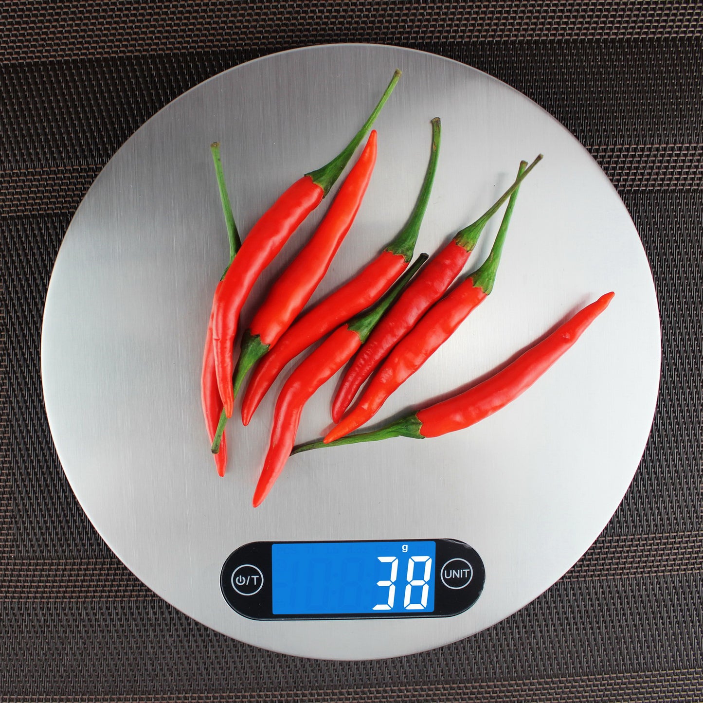 5000g/1g Stainless Steel 304 Kitchen Electronic Scales with LCD Digital Display - Silver Color