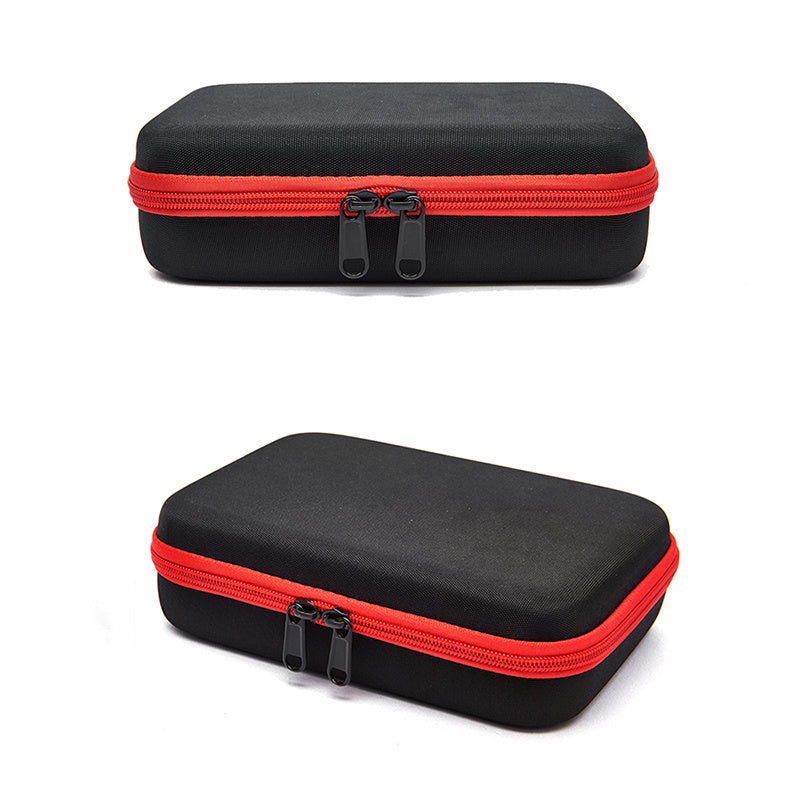 Uniqkart for DJI Action 2 Sports Camera Portable Storage Bag EVA Shockproof Carrying Case - Black/Black Liner