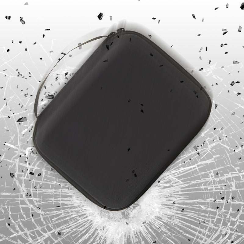 Portable Storage Bag for DJI OM 6, Handheld Gimbal Accessories Handbag Shockproof Carrying Case - Black / Red Liner